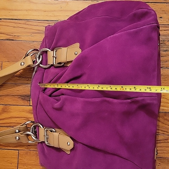 NWT Suede satchel bag by Nine West. - Picture 9 of 13